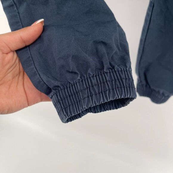 H&M Boys Navy Blue 100% Cotton Joggers Size 8 | Elastic Drawstring Waist - Picture 8 of 16
